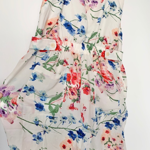 Theory Floral silk jumpsuit - Picture 6 of 7